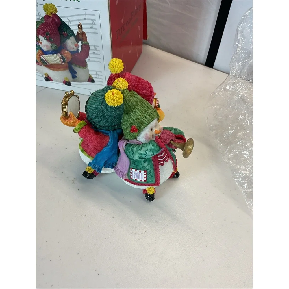 Fitz and Floyd Snowman Jamboree‎ Music Box 